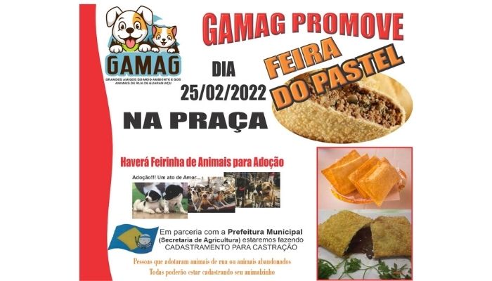 Guaraniaçu – GAMAG promove feira do pastel nesta sexta-feira